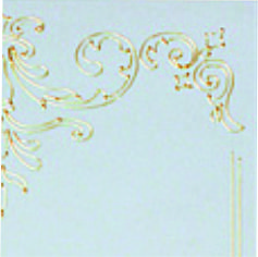 Тип стекла сатинат, контурный полимер золото